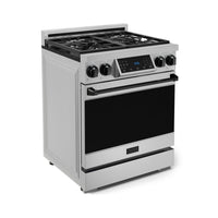 Gordon Ramsay Collection by Thor Kitchen 30" Freestanding Professional Gas Range with Tilt Panel Touch Control - RSG30-BLK|Cuisinière à gaz amovible de style professionnel collection Gordon Ramsay de Thor Kitchen de 30 po - RSG30-BLK