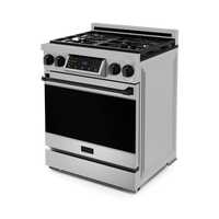 Gordon Ramsay Collection by Thor Kitchen 30" Freestanding Professional Gas Range with Tilt Panel Touch Control - RSG30-BLK|Cuisinière à gaz amovible de style professionnel collection Gordon Ramsay de Thor Kitchen de 30 po - RSG30-BLK