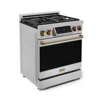 Gordon Ramsay Collection by Thor Kitchen 30" Freestanding Professional Gas Range with Tilt Panel Touch Control - RSG30-BRZ|Cuisinière à gaz amovible de style professionnel collection Gordon Ramsay de Thor Kitchen de 30 po - RSG30-BRZ