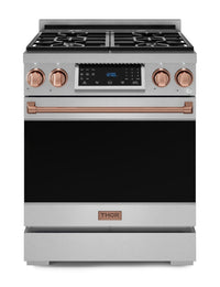 Gordon Ramsay Collection by Thor Kitchen 30" Freestanding Professional Gas Range with Tilt Panel Touch Control - RSG30-RSG|Cuisinière à gaz amovible de style professionnel collection Gordon Ramsay de Thor Kitchen de 30 po - RSG30-RSG