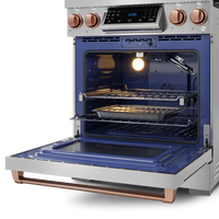 Gordon Ramsay Collection by Thor Kitchen 30" Freestanding Professional Gas Range with Tilt Panel Touch Control - RSG30-RSG|Cuisinière à gaz amovible de style professionnel collection Gordon Ramsay de Thor Kitchen de 30 po - RSG30-RSG
