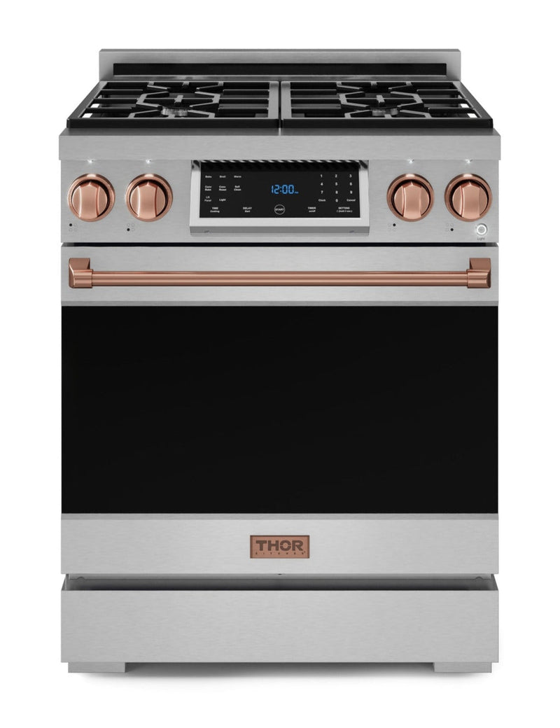 Gordon Ramsay Collection by Thor Kitchen 30" Freestanding Professional Gas Range with Tilt Panel Touch Control - RSG30-RSG|Cuisinière à gaz amovible de style professionnel collection Gordon Ramsay de Thor Kitchen de 30 po - RSG30-RSG