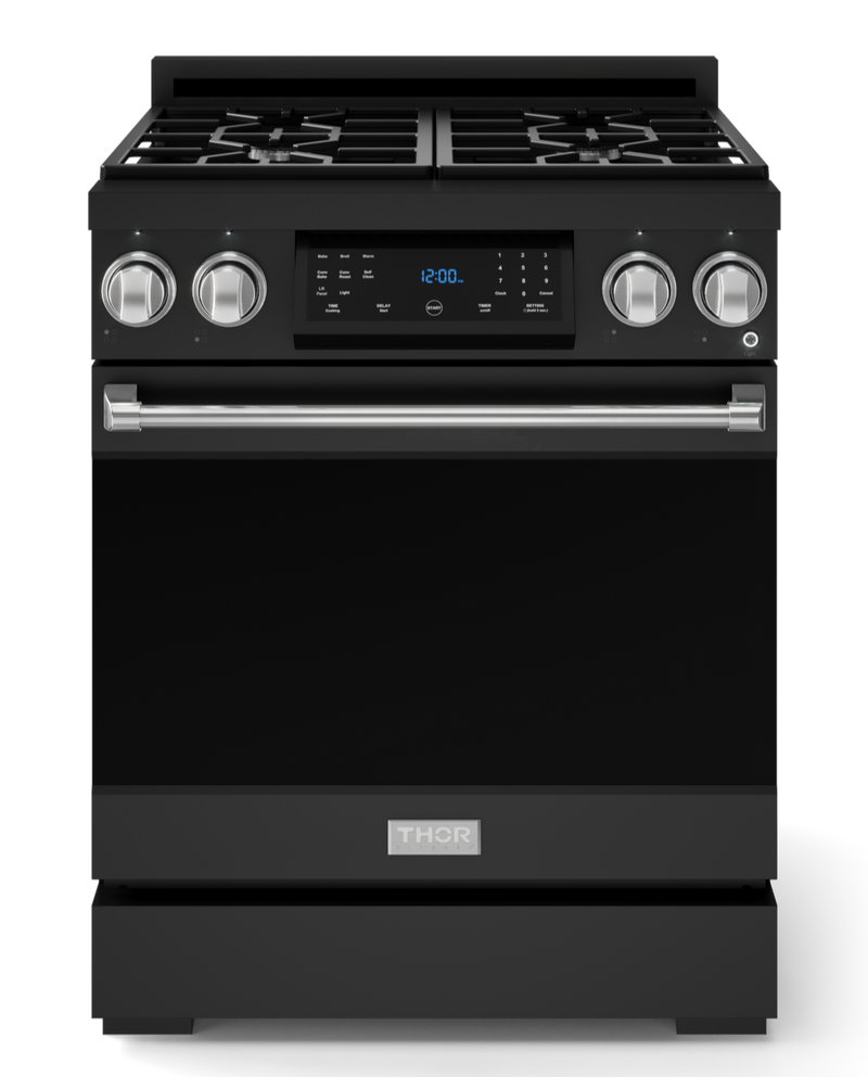Gordon Ramsay Collection by Thor Kitchen 30" Freestanding Professional Gas Range with Tilt Panel Touch Control - RSG30B-SS|Cuisinière à gaz amovible de style professionnel collection Gordon Ramsay de Thor Kitchen de 30 po - RSG30B-SS
