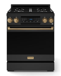 Gordon Ramsay Collection by Thor Kitchen 30" Freestanding Professional Gas Range with Tilt Panel Touch Control - RSG30B-BRZ|Cuisinière à gaz amovible de style professionnel collection Gordon Ramsay de Thor Kitchen de 30 po - RSG30B-BRZ