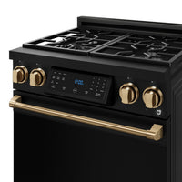 Gordon Ramsay Collection by Thor Kitchen 30" Freestanding Professional Gas Range with Tilt Panel Touch Control - RSG30B-BRZ|Cuisinière à gaz amovible de style professionnel collection Gordon Ramsay de Thor Kitchen de 30 po - RSG30B-BRZ