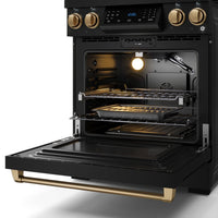 Gordon Ramsay Collection by Thor Kitchen 30" Freestanding Professional Gas Range with Tilt Panel Touch Control - RSG30B-BRZ|Cuisinière à gaz amovible de style professionnel collection Gordon Ramsay de Thor Kitchen de 30 po - RSG30B-BRZ