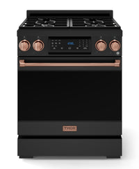 Gordon Ramsay Collection by Thor Kitchen 30" Freestanding Professional Gas Range with Tilt Panel Touch Control - RSG30B-RSG|Cuisinière à gaz amovible de style professionnel collection Gordon Ramsay de Thor Kitchen de 30 po - RSG30B-RSG