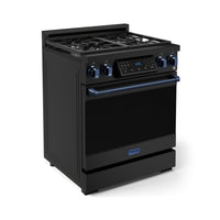 Gordon Ramsay Collection by Thor Kitchen 30" Freestanding Professional Gas Range with Tilt Panel Touch Control - RSG30B-BLU|Cuisinière à gaz amovible de style professionnel collection Gordon Ramsay de Thor Kitchen de 30 po - RSG30B-BLU