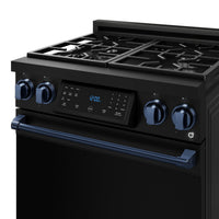 Gordon Ramsay Collection by Thor Kitchen 30" Freestanding Professional Gas Range with Tilt Panel Touch Control - RSG30B-BLU|Cuisinière à gaz amovible de style professionnel collection Gordon Ramsay de Thor Kitchen de 30 po - RSG30B-BLU