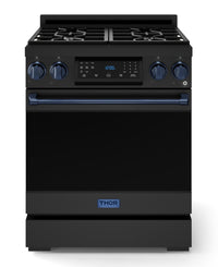 Gordon Ramsay Collection by Thor Kitchen 30" Freestanding Professional Gas Range with Tilt Panel Touch Control - RSG30B-BLU|Cuisinière à gaz amovible de style professionnel collection Gordon Ramsay de Thor Kitchen de 30 po - RSG30B-BLU