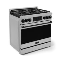 Gordon Ramsay Collection by Thor Kitchen 36" Freestanding Professional Gas Range with Tilt Panel Touch Control - RSG36-BLK|Cuisinière à gaz amovible de style professionnel collection Gordon Ramsay de Thor Kitchen de 36 po - RSG36-BLK
