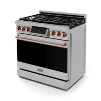 Gordon Ramsay Collection by Thor Kitchen 36" Freestanding Professional Gas Range with Tilt Panel Touch Control - RSG36-RSG|Cuisinière à gaz amovible de style professionnel collection Gordon Ramsay de Thor Kitchen de 36 po - RSG36-RSG
