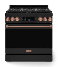Gordon Ramsay Collection by Thor Kitchen 36" Freestanding Professional Gas Range with Tilt Panel Touch Control - RSG36B-RSG|Cuisinière à gaz amovible de style professionnel collection Gordon Ramsay de Thor Kitchen de 36 po - RSG36B-RSG