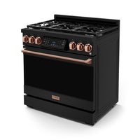 Gordon Ramsay Collection by Thor Kitchen 36" Freestanding Professional Gas Range with Tilt Panel Touch Control - RSG36B-RSG|Cuisinière à gaz amovible de style professionnel collection Gordon Ramsay de Thor Kitchen de 36 po - RSG36B-RSG
