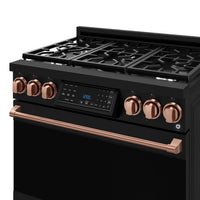 Gordon Ramsay Collection by Thor Kitchen 36" Freestanding Professional Gas Range with Tilt Panel Touch Control - RSG36B-RSG|Cuisinière à gaz amovible de style professionnel collection Gordon Ramsay de Thor Kitchen de 36 po - RSG36B-RSG