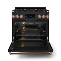 Gordon Ramsay Collection by Thor Kitchen 36" Freestanding Professional Gas Range with Tilt Panel Touch Control - RSG36B-RSG|Cuisinière à gaz amovible de style professionnel collection Gordon Ramsay de Thor Kitchen de 36 po - RSG36B-RSG
