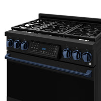 Gordon Ramsay Collection by Thor Kitchen 36" Freestanding Professional Gas Range with Tilt Panel Touch Control - RSG36B-BLU|Cuisinière à gaz amovible de style professionnel collection Gordon Ramsay de Thor Kitchen de 36 po - RSG36B-BLU