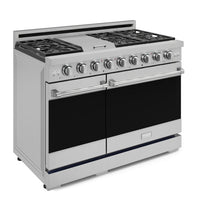 Gordon Ramsay Collection by Thor Kitchen 48" Freestanding Professional Gas Range - RSG48E|Cuisinière à gaz amovible de style professionnel collection Gordon Ramsay de Thor Kitchen de 48 po - RSG48E