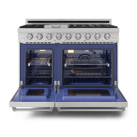 Gordon Ramsay Collection by Thor Kitchen 48" Freestanding Professional Gas Range - RSG48E|Cuisinière à gaz amovible de style professionnel collection Gordon Ramsay de Thor Kitchen de 48 po - RSG48E