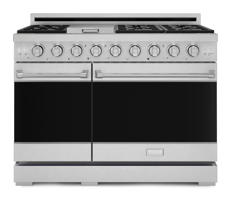 Gordon Ramsay Collection by Thor Kitchen 48" Freestanding Professional Gas Range - RSG48E|Cuisinière à gaz amovible de style professionnel collection Gordon Ramsay de Thor Kitchen de 48 po - RSG48E
