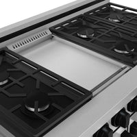 Gordon Ramsay Collection by Thor Kitchen 48" Freestanding Professional Gas Range - RSG48E-BLK|Cuisinière à gaz amovible de style professionnel collection Gordon Ramsay de Thor Kitchen de 48 po - RSG48E-BLK