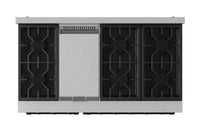 Gordon Ramsay Collection by Thor Kitchen 48" Freestanding Professional Gas Range - RSG48E-BLK|Cuisinière à gaz amovible de style professionnel collection Gordon Ramsay de Thor Kitchen de 48 po - RSG48E-BLK
