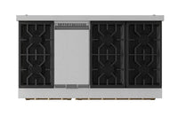 Gordon Ramsay Collection by Thor Kitchen 48" Freestanding Professional Gas Range - RSG48E-BRZ|Cuisinière à gaz amovible de style professionnel collection Gordon Ramsay de Thor Kitchen de 48 po - RSG48E-BRZ