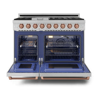 Gordon Ramsay Collection by Thor Kitchen 48" Freestanding Professional Gas Range - RSG48E-RSG|Cuisinière à gaz amovible de style professionnel collection Gordon Ramsay de Thor Kitchen de 48 po - RSG48E-RSG