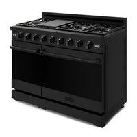 Gordon Ramsay Collection by Thor Kitchen 48" Freestanding Professional Gas Range - RSG48EB|Cuisinière à gaz amovible de style professionnel collection Gordon Ramsay de Thor Kitchen de 48 po - RSG48EB