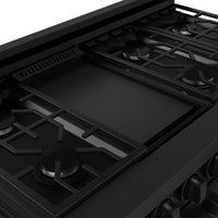 Gordon Ramsay Collection by Thor Kitchen 48" Freestanding Professional Gas Range - RSG48EB|Cuisinière à gaz amovible de style professionnel collection Gordon Ramsay de Thor Kitchen de 48 po - RSG48EB