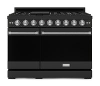 Gordon Ramsay Collection by Thor Kitchen 48" Freestanding Professional Gas Range - RSG48EB-SS|Cuisinière à gaz amovible de style professionnel collection Gordon Ramsay de Thor Kitchen de 48 po - RSG48EB-SS