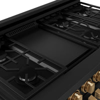 Gordon Ramsay Collection by Thor Kitchen 48" Freestanding Professional Gas Range - RSG48EB-RSG|Cuisinière à gaz amovible de style professionnel collection Gordon Ramsay de Thor Kitchen de 48 po - RSG48EB-RSG