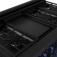 Gordon Ramsay Collection by Thor Kitchen 48" Freestanding Professional Gas Range - RSG48EB-BLU|Cuisinière à gaz amovible de style professionnel collection Gordon Ramsay de Thor Kitchen de 48 po - RSG48EB-BLU