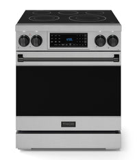 Gordon Ramsay Collection by Thor Kitchen 30" Freestanding Professional Electric Range with Tilt Panel Touch Control - RSE30-BLK|Cuisinière électrique amovible de style professionnel collection Gordon Ramsay de Thor Kitchen de 30 po - RSE30-BLK