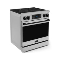 Gordon Ramsay Collection by Thor Kitchen 30" Freestanding Professional Electric Range with Tilt Panel Touch Control - RSE30-BLK|Cuisinière électrique amovible de style professionnel collection Gordon Ramsay de Thor Kitchen de 30 po - RSE30-BLK