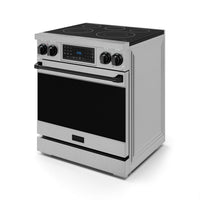 Gordon Ramsay Collection by Thor Kitchen 30" Freestanding Professional Electric Range with Tilt Panel Touch Control - RSE30-BLK|Cuisinière électrique amovible de style professionnel collection Gordon Ramsay de Thor Kitchen de 30 po - RSE30-BLK