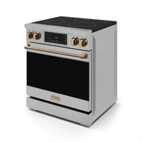 Gordon Ramsay Collection by Thor Kitchen 30" Freestanding Professional Electric Range with Tilt Panel Touch Control - RSE30-BRZ|Cuisinière électrique amovible de style professionnel collection Gordon Ramsay de Thor Kitchen de 30 po - RSE30-BRZ