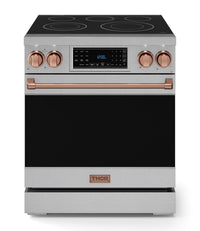 Gordon Ramsay Collection by Thor Kitchen 30" Freestanding Professional Electric Range with Tilt Panel Touch Control - RSE30-RSG|Cuisinière électrique amovible de style professionnel collection Gordon Ramsay de Thor Kitchen de 30 po - RSE30-RSG