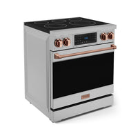 Gordon Ramsay Collection by Thor Kitchen 30" Freestanding Professional Electric Range with Tilt Panel Touch Control - RSE30B-RSG|Cuisinière électrique amovible de style professionnel collection Gordon Ramsay de Thor Kitchen de 30 po - RSE30B-RSG
