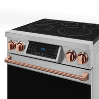 Gordon Ramsay Collection by Thor Kitchen 30" Freestanding Professional Electric Range with Tilt Panel Touch Control - RSE30B-RSG|Cuisinière électrique amovible de style professionnel collection Gordon Ramsay de Thor Kitchen de 30 po - RSE30B-RSG