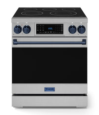 Gordon Ramsay Collection by Thor Kitchen 30" Freestanding Professional Electric Range with Tilt Panel Touch Control - RSE30-BLU|Cuisinière électrique amovible de style professionnel collection Gordon Ramsay de Thor Kitchen de 30 po - RSE30-BLU