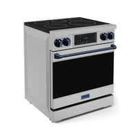 Gordon Ramsay Collection by Thor Kitchen 30" Freestanding Professional Electric Range with Tilt Panel Touch Control - RSE30-BLU|Cuisinière électrique amovible de style professionnel collection Gordon Ramsay de Thor Kitchen de 30 po - RSE30-BLU