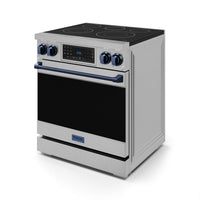 Gordon Ramsay Collection by Thor Kitchen 30" Freestanding Professional Electric Range with Tilt Panel Touch Control - RSE30-BLU|Cuisinière électrique amovible de style professionnel collection Gordon Ramsay de Thor Kitchen de 30 po - RSE30-BLU
