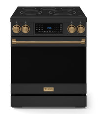 Gordon Ramsay Collection by Thor Kitchen 30" Freestanding Professional Electric Range with Tilt Panel Touch Control - RSE30B-BRZ|Cuisinière électrique amovible de style professionnel collection Gordon Ramsay de Thor Kitchen de 30 po - RSE30B-BRZ