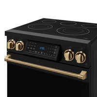 Gordon Ramsay Collection by Thor Kitchen 30" Freestanding Professional Electric Range with Tilt Panel Touch Control - RSE30B-BRZ|Cuisinière électrique amovible de style professionnel collection Gordon Ramsay de Thor Kitchen de 30 po - RSE30B-BRZ