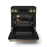 Gordon Ramsay Collection by Thor Kitchen 30" Freestanding Professional Electric Range with Tilt Panel Touch Control - RSE30B-BRZ|Cuisinière électrique amovible de style professionnel collection Gordon Ramsay de Thor Kitchen de 30 po - RSE30B-BRZ