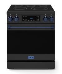 Gordon Ramsay Collection by Thor Kitchen 30" Freestanding Professional Electric Range with Tilt Panel Touch Control - RSE30B-BLU|Cuisinière électrique amovible de style professionnel collection Gordon Ramsay de Thor Kitchen de 30 po - RSE30B-BLU