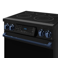Gordon Ramsay Collection by Thor Kitchen 30" Freestanding Professional Electric Range with Tilt Panel Touch Control - RSE30B-BLU|Cuisinière électrique amovible de style professionnel collection Gordon Ramsay de Thor Kitchen de 30 po - RSE30B-BLU
