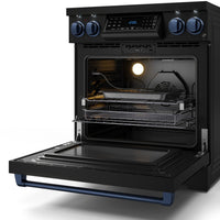 Gordon Ramsay Collection by Thor Kitchen 30" Freestanding Professional Electric Range with Tilt Panel Touch Control - RSE30B-BLU|Cuisinière électrique amovible de style professionnel collection Gordon Ramsay de Thor Kitchen de 30 po - RSE30B-BLU