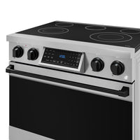 Gordon Ramsay Collection by Thor Kitchen 36" Freestanding Professional Electric Range with Tilt Panel Touch Control - RSE36-BLK|Cuisinière électrique amovible de style professionnel collection Gordon Ramsay de Thor Kitchen de 36 po - RSE36-BLK